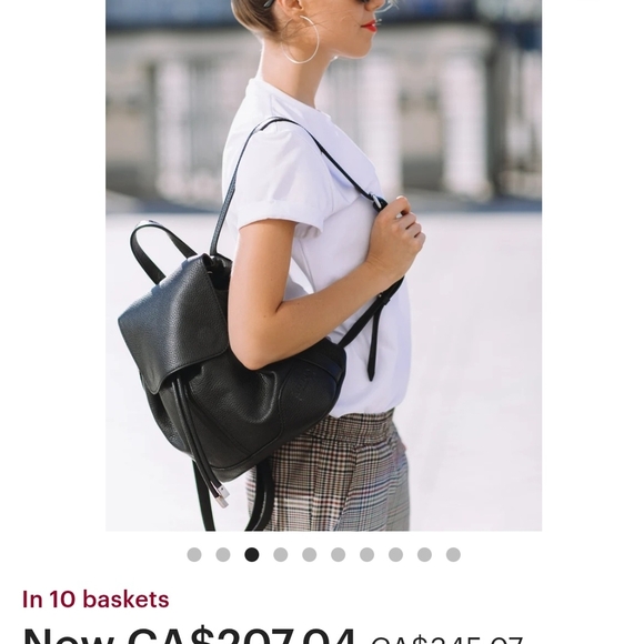 Leather Mini Backpack - Picture 4 of 5